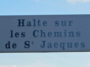 Saugues - sign