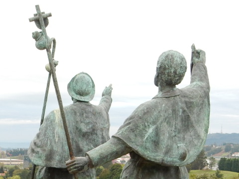 Pilgrims monte de gozo ultreia