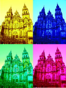 cathedral santiago pop art