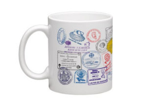 mug pilgrim passport stamps